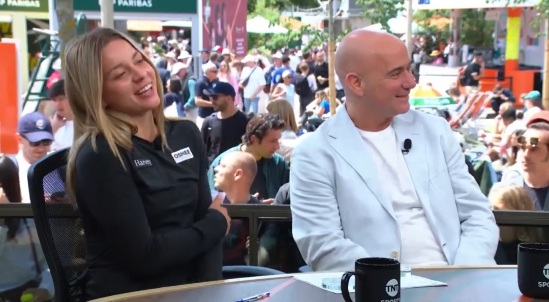 Niesamowite, co Agassi powiedział Chwalińskiej. "Andre, przestań" [WIDEO]