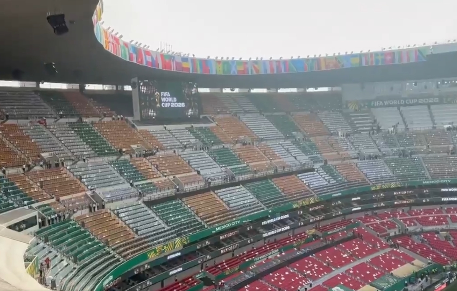 Herb klubu Ekstraklasy na stadionie MŚ. To nie żart [ZDJĘCIE]