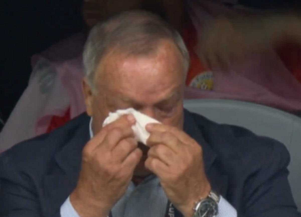 Łzy legendarnego selekcjonera. Tak zareagował na historycznego gola [WIDEO]