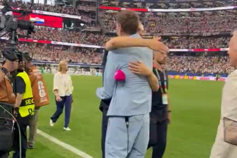 Wyjątkowe obrazki na mundialu. Oto, kogo spotkał Tuchel [WIDEO]