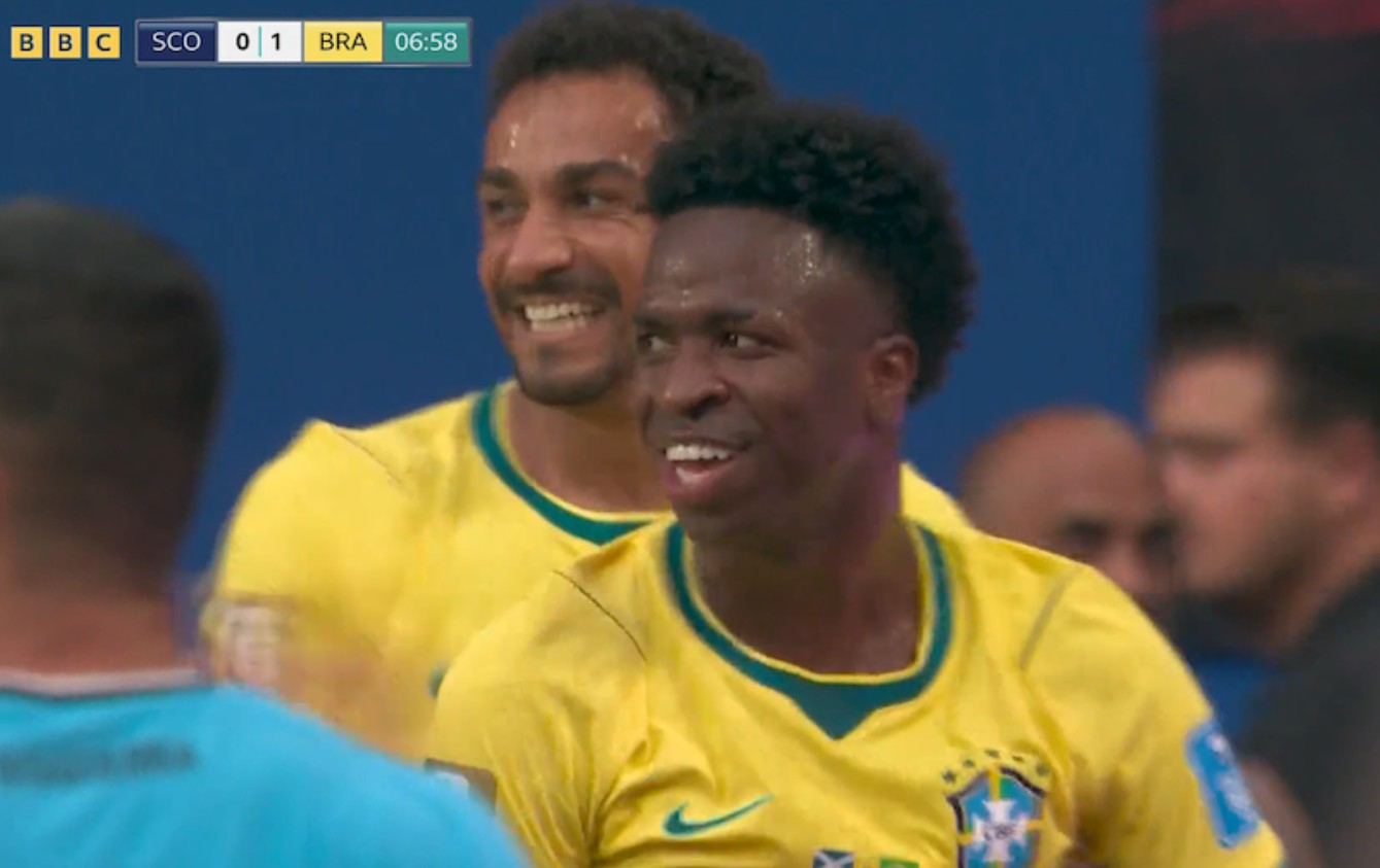 Nie do wiary, co zrobili Szkoci! Vinicius był bezlitosny, dublet gwiazdora Realu [WIDEO]