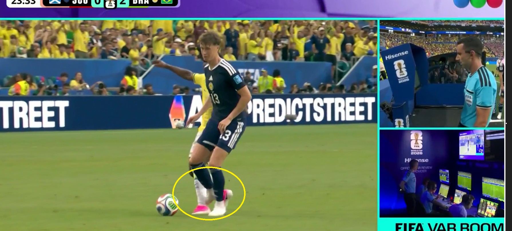 Duża kontrowersja w meczu Brazylii. Kibice piszą o kradzieży [WIDEO]