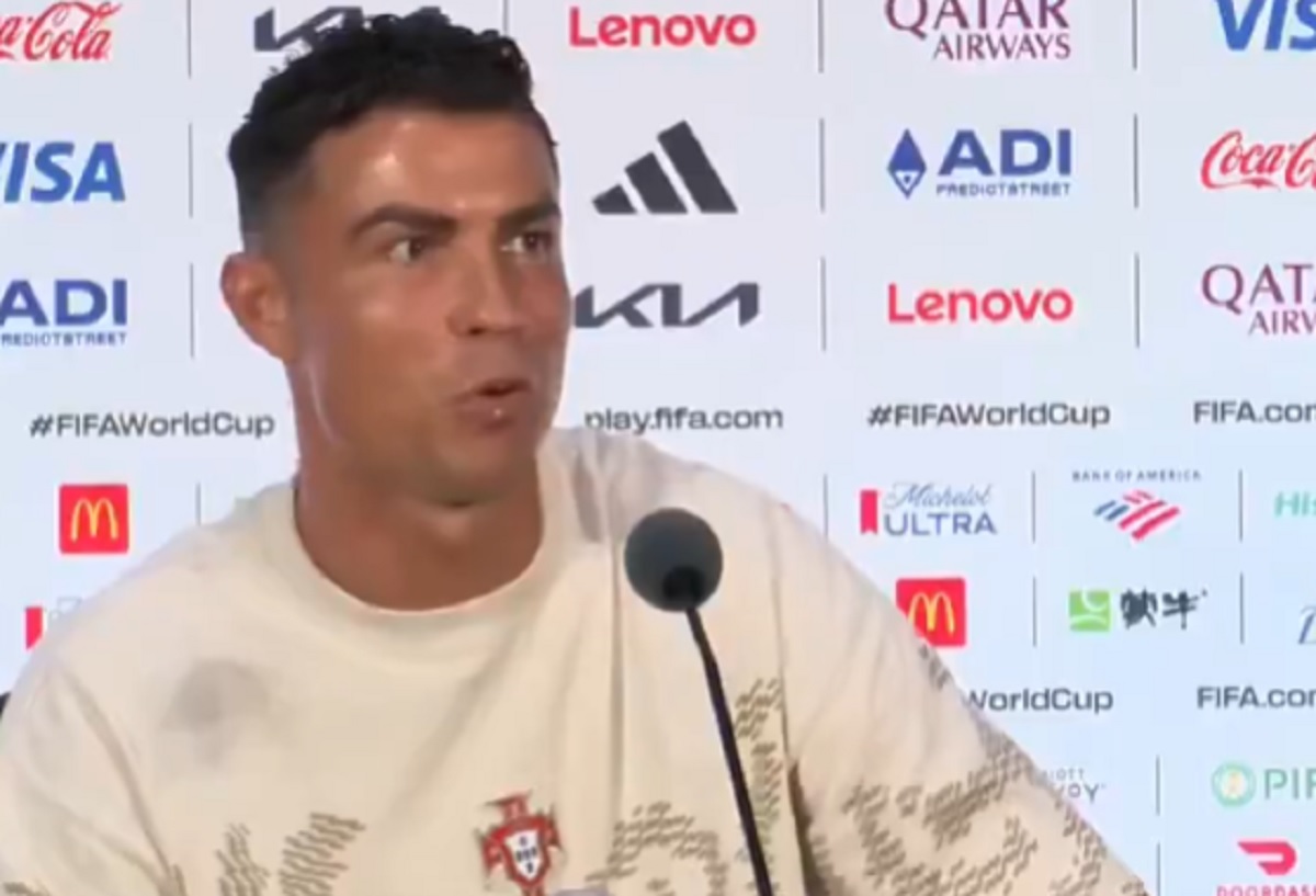 Ronaldo wypalił do dziennikarza. "Taka jest rozmowa z wami"