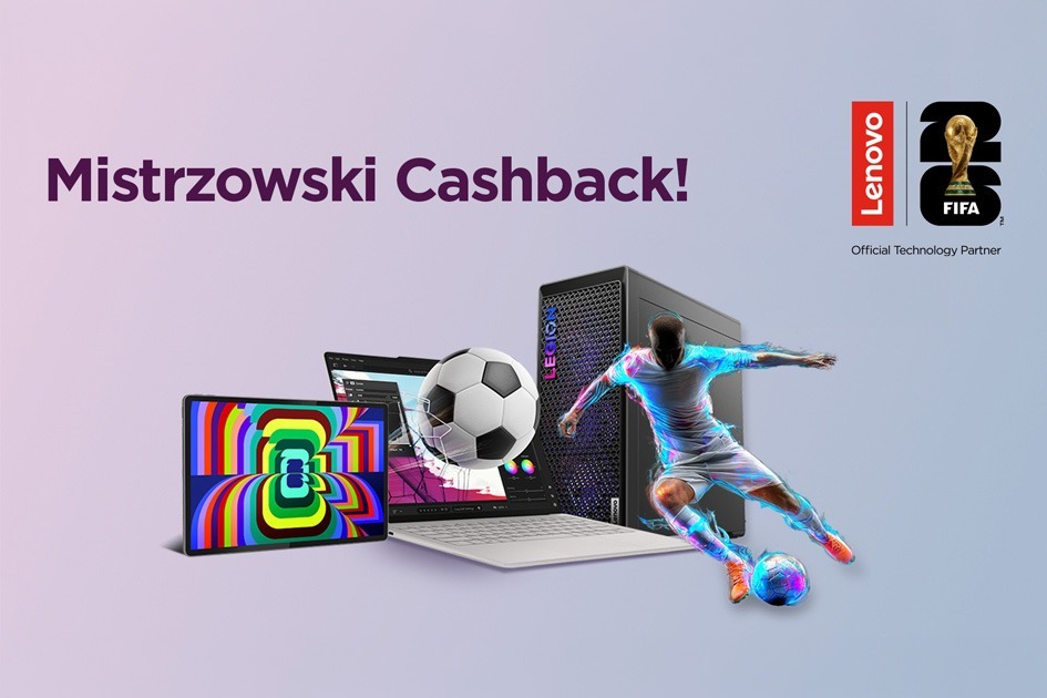 Mistrzowski cashback! Kup produkty Lenovo i ustrzel do 2000 zł zwrotu