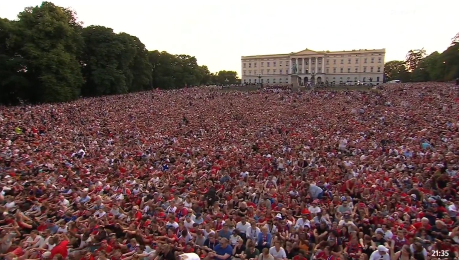 Co za sceny w Norwegii. Tak przywitano bohaterów mundialu [WIDEO]
