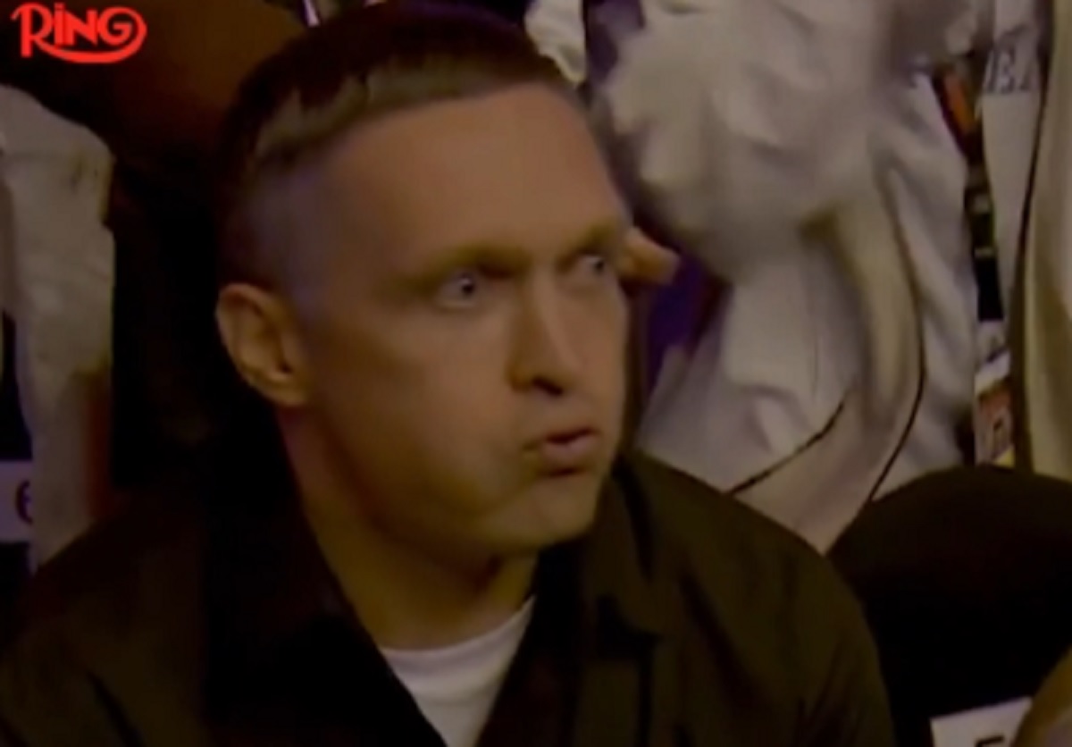 Tak Usyk zareagował na nokaut Joshuy. Jego mina mówi wszystko [WIDEO]
