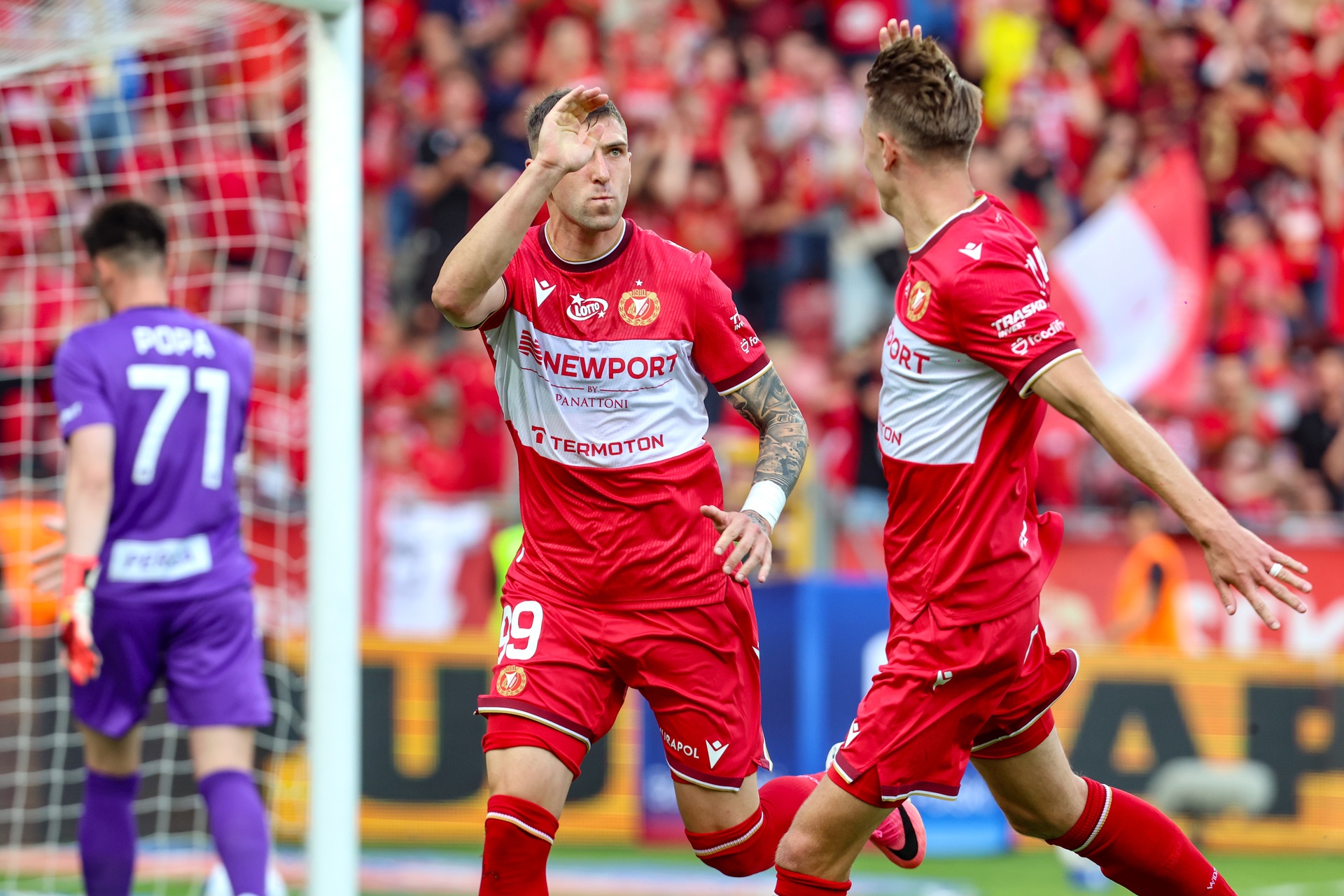 Piłkarz Widzewa porównany do Rajovicia. "Absurdalny występ"