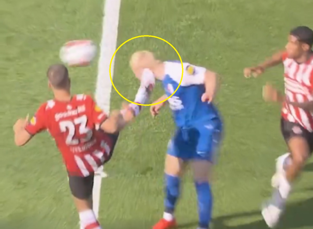 Bandycki faul w Superpucharze Holandii. Pomylił boisko z oktagonem [WIDEO]