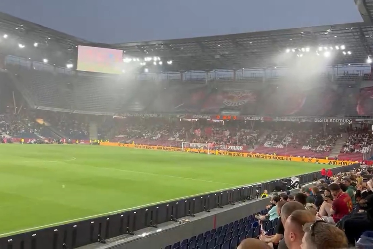 Sceny w el. LE. Mecz przerwany, widzowie uciekli [WIDEO]