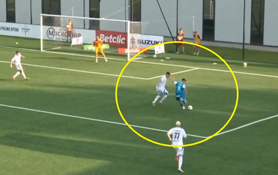 Czekał trzy miesiące na gola. Odpalił aż miło w I lidze [WIDEO]