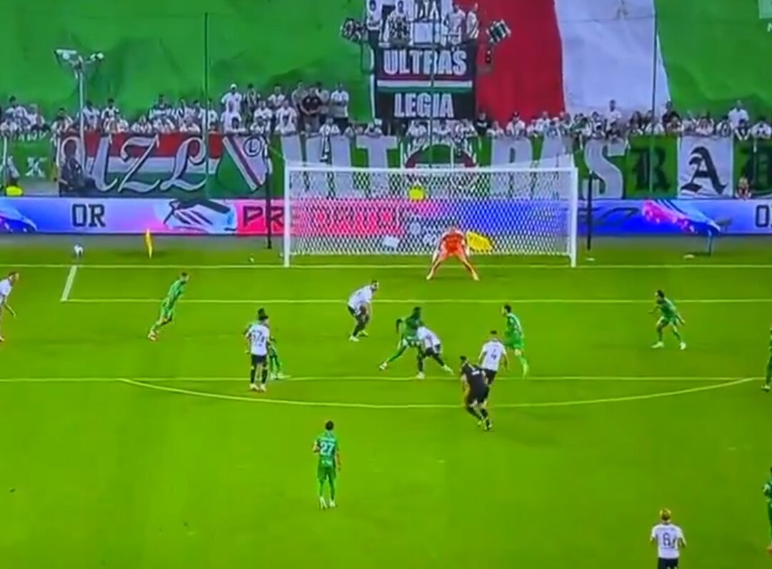 Co za debiut piłkarza Legii! To była 7. minuta meczu [WIDEO]