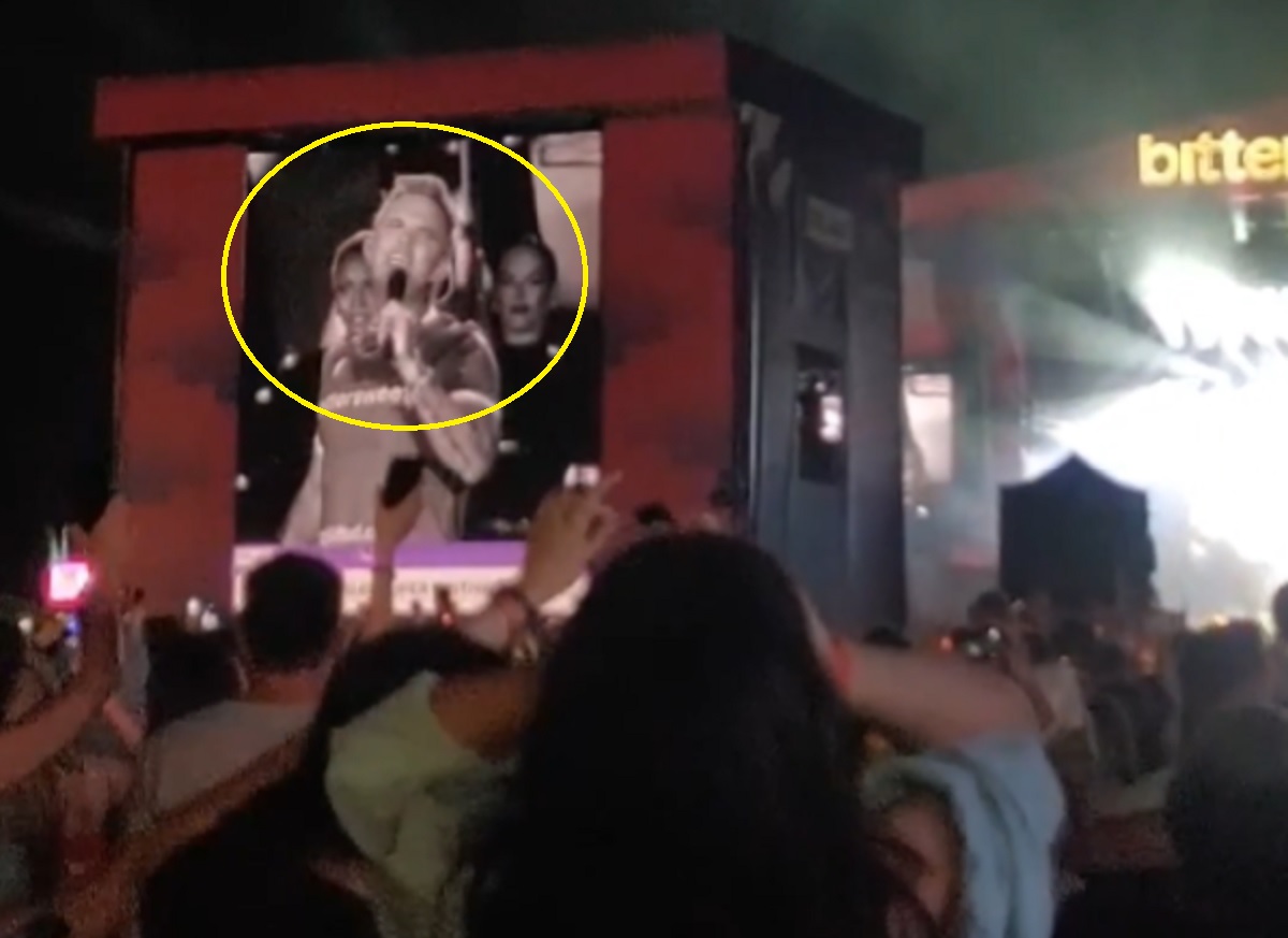 Światowa gwiazda w koszulce polskiego klubu. Sceny na muzycznym festiwalu [ZDJĘCIE]