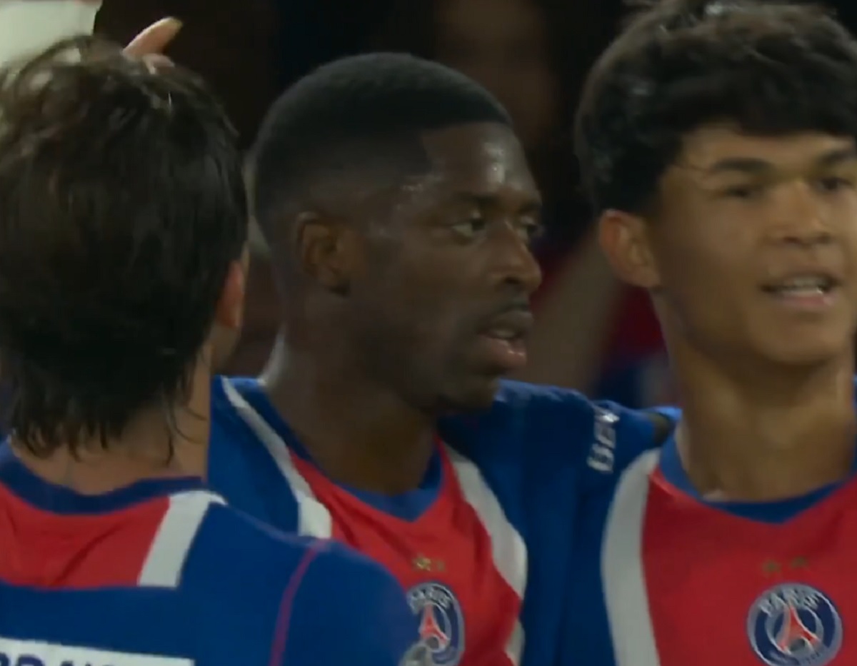 Dublet Dembele, trzy gole Ferrana! Demolka PSG, piękny gol z wolnego Sportingu