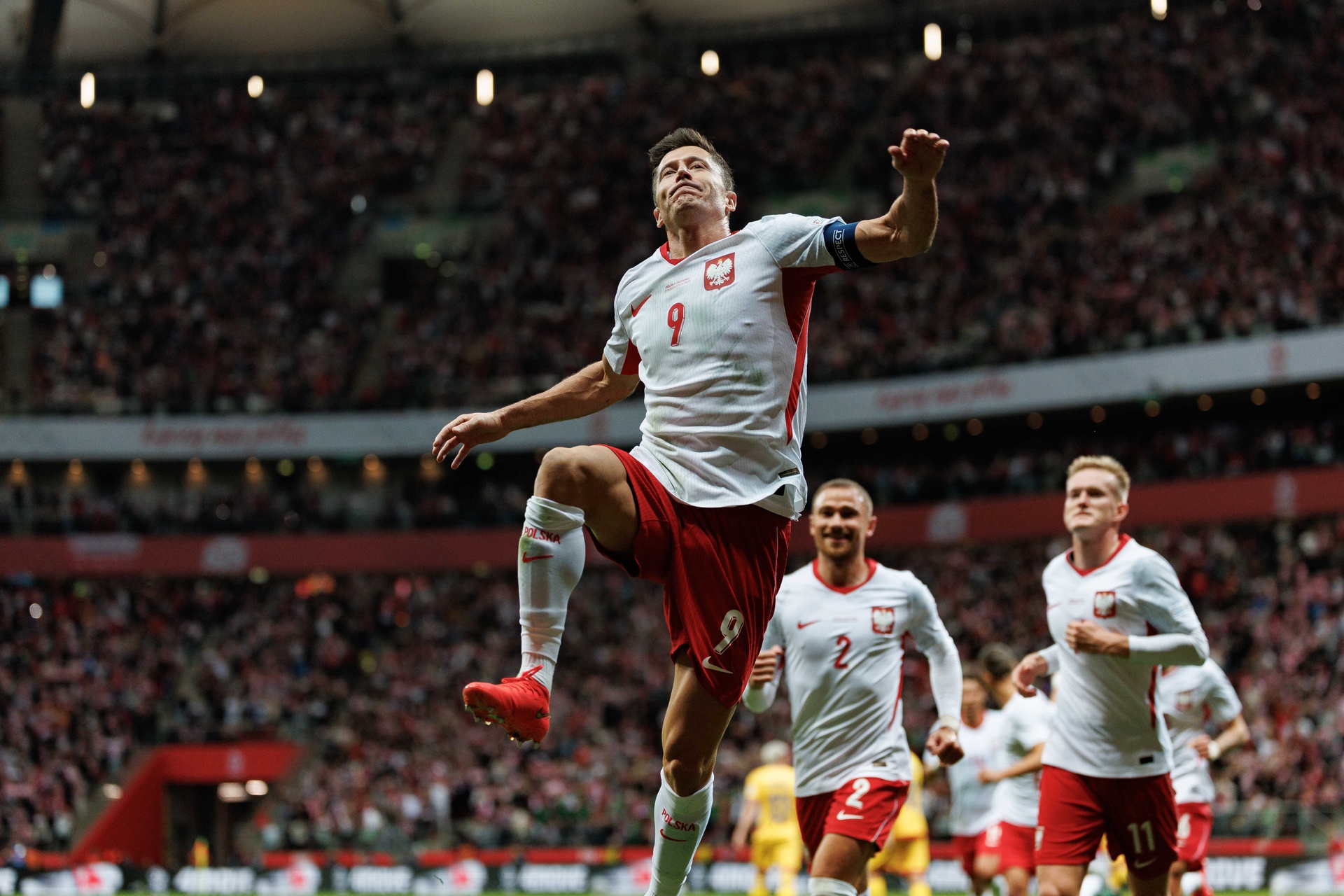 Brawo Lewandowski! Hat-trick kapitana z Rumunią [WIDEO]