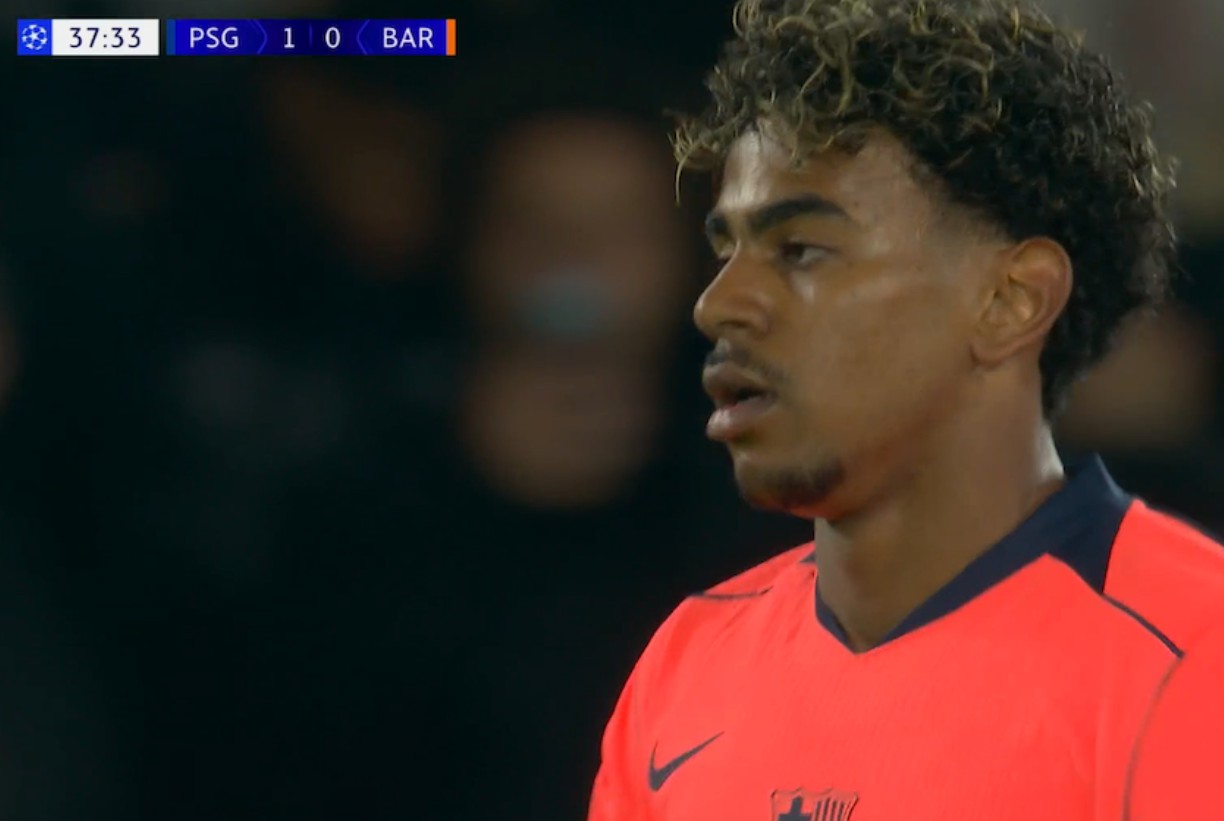 Fatalny błąd Yamala. PSG było bezlitosne [WIDEO]