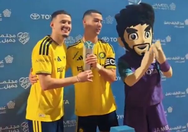 Ronaldo został MVP meczu. Nagrali, co zrobił z nagrodą [WIDEO]