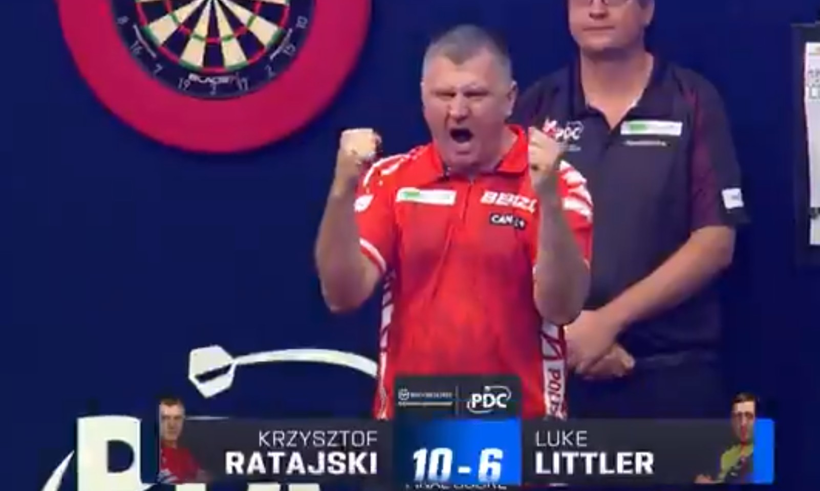 Niewiarygodne, sensacja roku! Ratajski pokonał Littlera, jest w półfinale mistrzostw Europy!