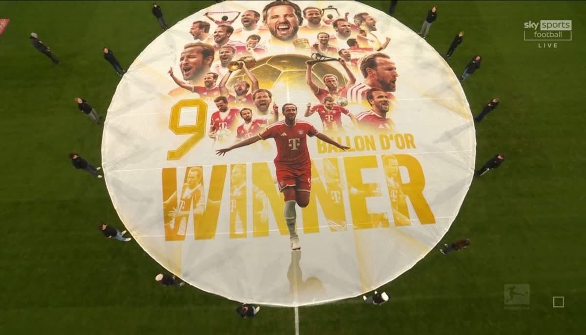 Bayern oddał hołd Kane'owi. Tak Monachium świętowało Złotą Piłkę [WIDEO]