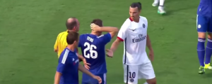 Brutalny faul Zlatana [video]