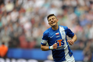 Kownacki blisko przenosin do Włoch. "Lech i Sampdoria porozumiały się w sprawie transferu"