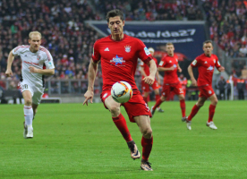 Hat-trick Lewandowskiego! Bayern gromi w Pucharze Niemiec [VIDEO]