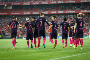 Wysokie zwycięstwo i awans Barcelony