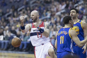 Warriors rozbili Wizards. Siedem punktów Gortata