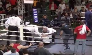 Zawodnik znokautował sędziego podczas gali boksu tajskiego [VIDEO]