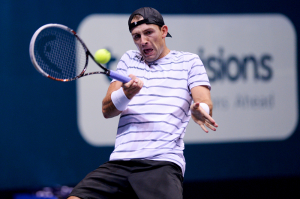 Łukasz Kubot znokautował serwisem partnera z debla [VIDEO]