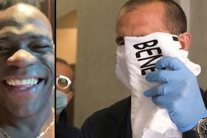 Mario Balotelli i Giorgio Chiellini pogodzili się przed kamerami. Koszulka ze specjalną dedykacją