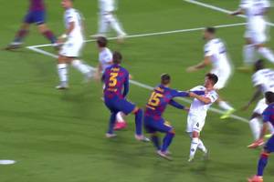 Leo Messi poprowadził FC Barcelonę do ćwierćfinału Ligi Mistrzów. Sędziowskie kontrowersje na Camp Nou [WIDEO]