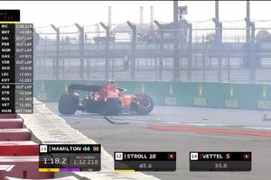 Sebastian Vettel rozbił bolid w kwalifikacjach do GP Rosji. "Typowe dla tego toru" [WIDEO]
