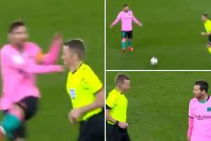 Leo Messi powinien zostać wyrzucony z boiska? "To zasługuje na bezpośrednią czerwoną kartkę" [WIDEO]