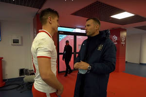Kulisy meczu Polska - Ukraina. Szewczenko do Piątka: Gdybyś grał u nas, strzeliłbyś pięć goli