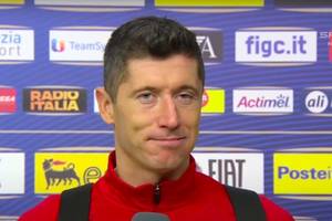 Lewandowski zapytany o plan Brzęczka na Włochów. Wymowna cisza zamiast odpowiedzi [WIDEO]