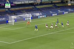 Chelsea wygrała z West Hamem. Timo Werner znów zmarnował doskonałą okazję [WIDEO]