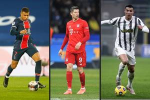 Najlepsi “kanadyjczycy” w ligach TOP5. Lewandowski prawie dubluje Ronaldo, Messi poza dziesiątką 