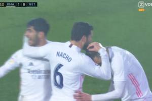 Wygrana Realu w małych derbach Madrytu. Benzema i Mendy zapewnili trzy punkty "Królewskim" [WIDEO]