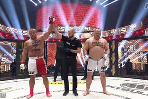 Mariusz Pudzianowski pokonał Nikolę Milanovicia na gali KSW 59. Debiutant nie miał żadnych szans [WIDEO]