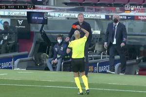 Barcelona przegrała, Koeman wyleciał z czerwoną kartką! Wielka wpadka Katalończyków [WIDEO]