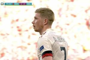Kevin De Bruyne bohaterem Belgów! Wszedł z ławki i dał zwycięstwo nad waleczną Danią [WIDEO]