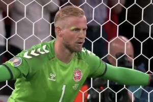 Kasper Schmeichel skomentował skandaliczne zachowanie angielskich kibiców. "Mówiłem o tym sędziemu"