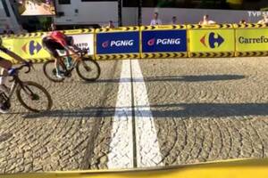 Niesamowity finisz pierwszego etapu Tour de Pologne! Centymetry zdecydowały o zwycięstwie [WIDEO]