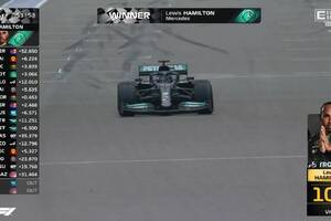 Szalony wyścig o GP Rosji! Deszcz w samej końcówce wywrócił wszystko, setny triumf Hamiltona [WIDEO]