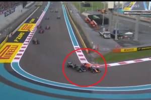 Pierwsze starcie między Hamiltonem i Verstappenem w GP Abu Zabi! "To niesamowite, co oni robią" [WIDEO]