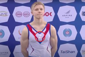 Rosyjski sportowiec zaprezentował haniebny symbol. Winę zwala na Ukraińców. "Brzydko nas traktowali"