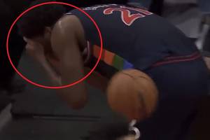 Poważna kontuzja gwiazdy NBA. Wstrząs mózgu i złamany oczodół [WIDEO]