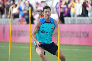 FC Barcelona pokazała, jak trenuje Robert Lewandowski. "Superman" [WIDEO]