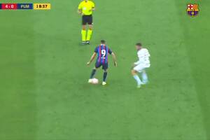 Magia Roberta Lewandowskiego na Camp Nou! Asysta piętką Polaka, demolka w wykonaniu FC Barcelony! [WIDEO]