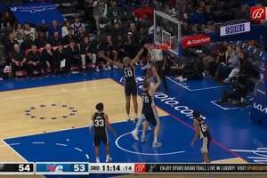 Jeremy Sochan zablokował gwiazdę NBA. Sensacyjne zwycięstwo San Antonio Spurs [WIDEO]